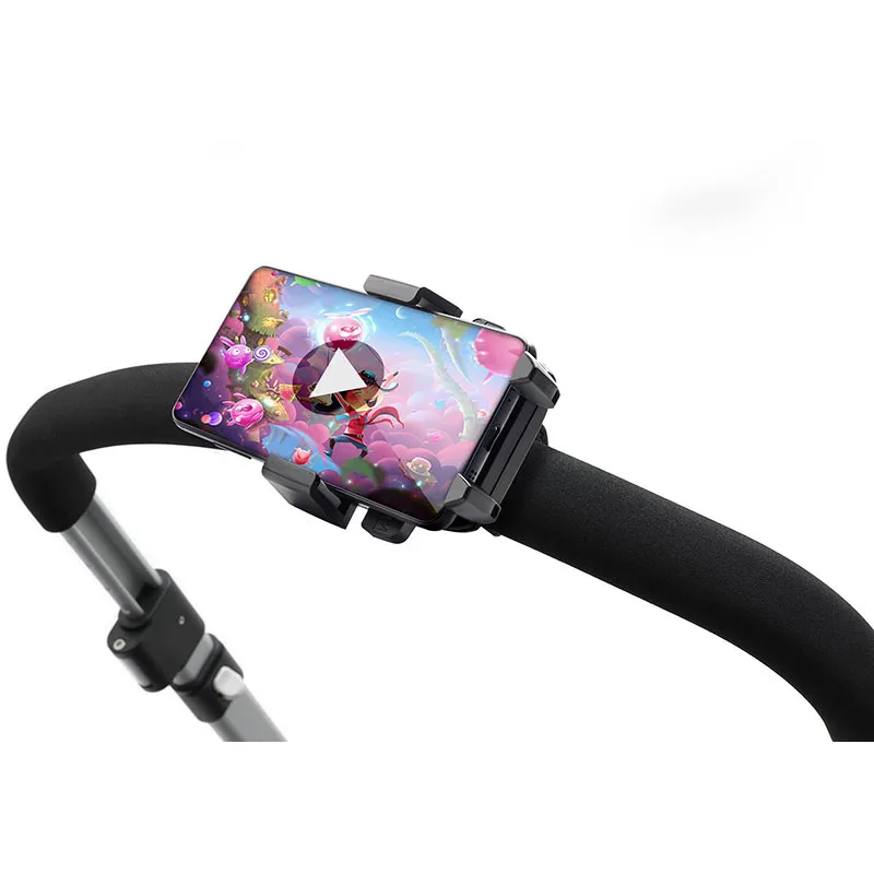 Support smartphone pour poussette - Noir-7