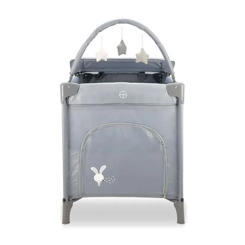 Lit Parapluie à double hauteur Lapin Gris - 0m+-6