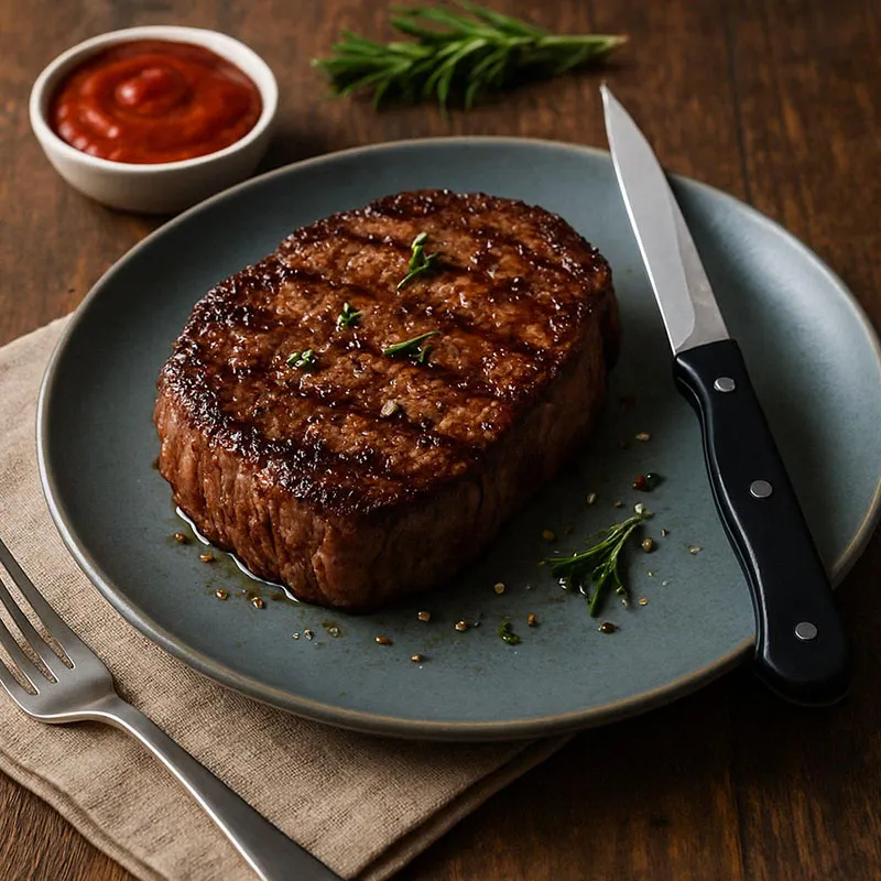 3 Couteaux à steak - Lame lisse 11cm-6
