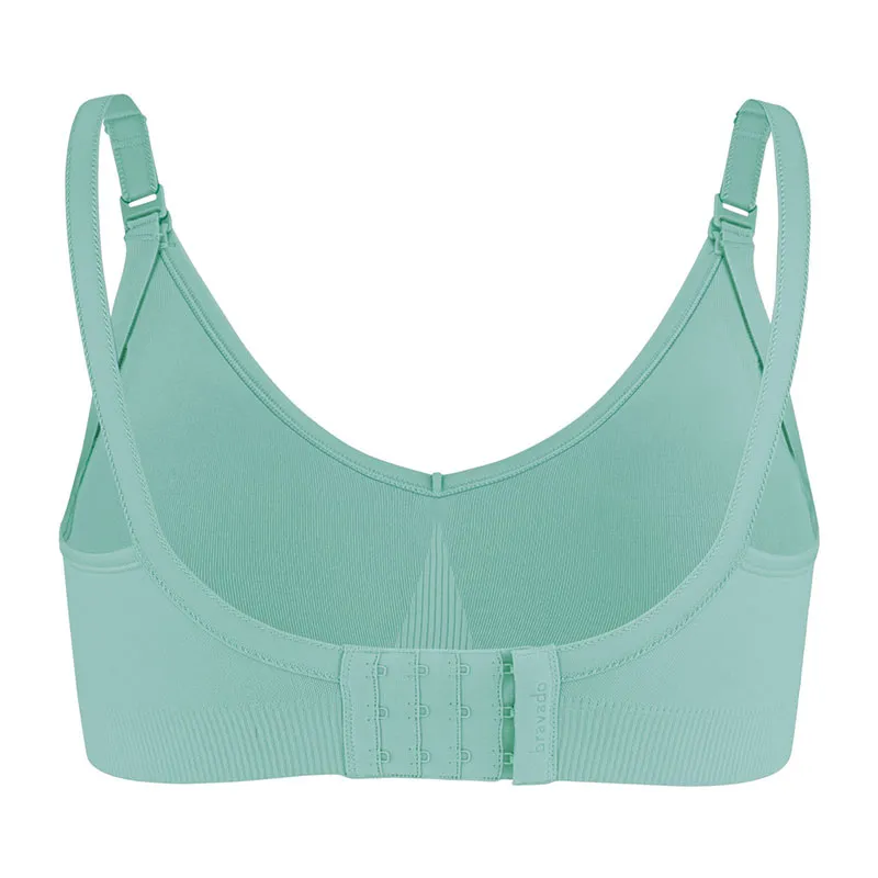 Soutien-gorge d'allait. Durable Body Silk Sans couture Full Cup - Jade - BRAVADO DESIGN-3