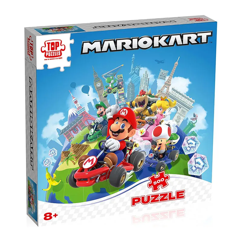 Puzzle Mario Kart Autour du monde 500pcs - 8+-1