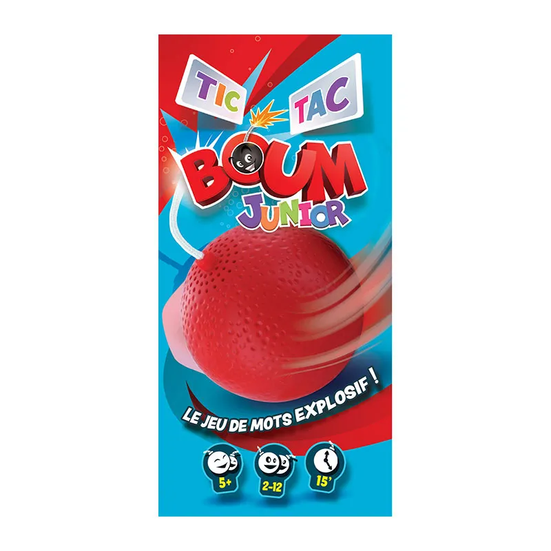 Jeu de cartes Tic Tac Boum Junior - 5+-3