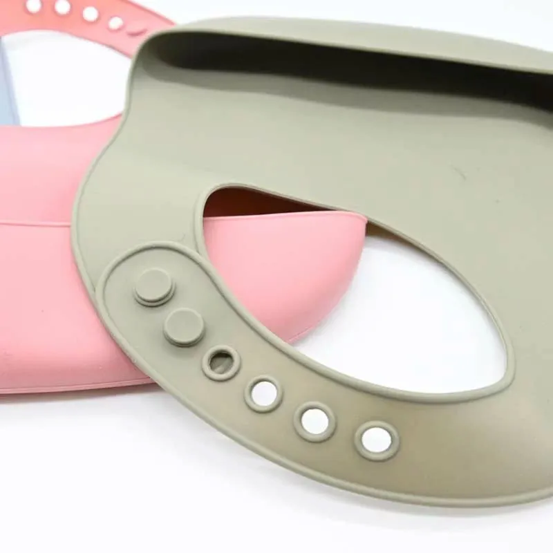 3 Bavoirs en silicone avec récupérateur-8