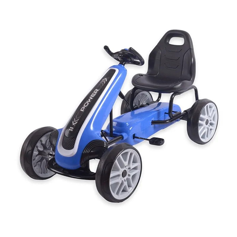 Kart à pédales Go-Kart Power Bleu - 36m+-0