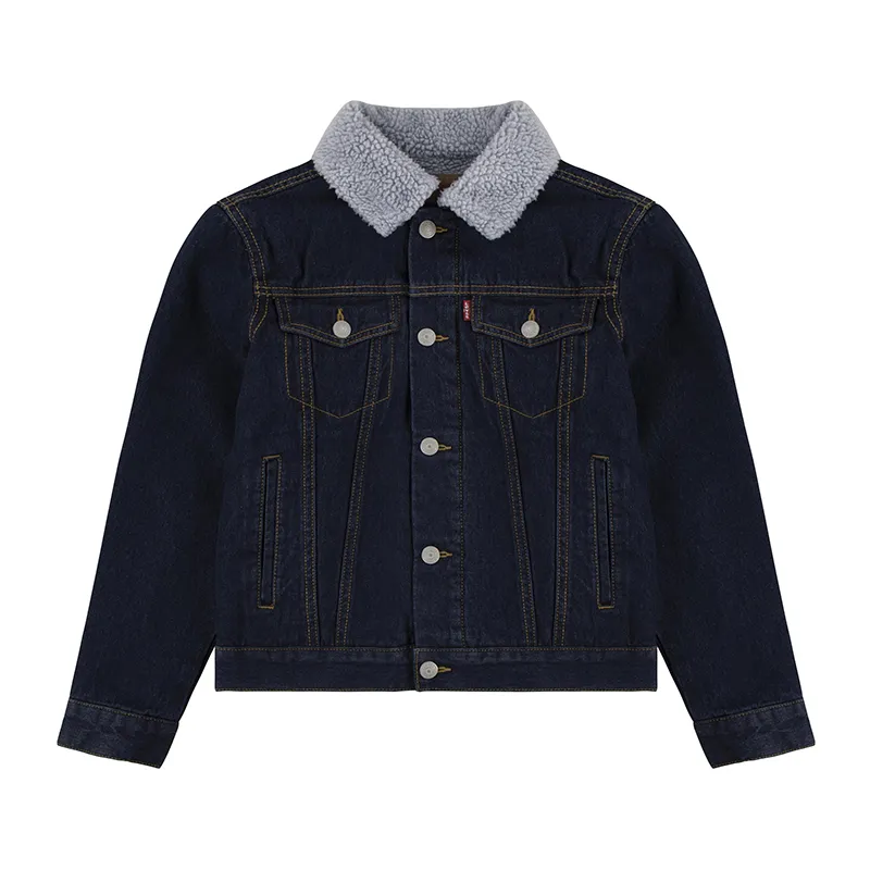 Veste en jean Sherpa Bébé - Pearson-0