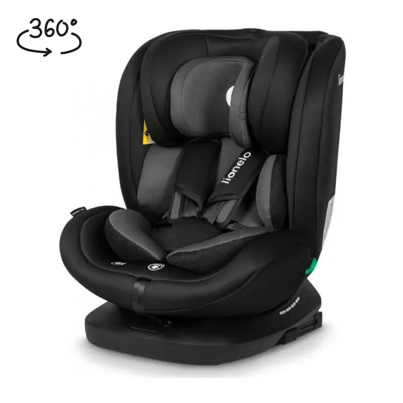 Siège-auto 360° I-Size/Isofix Bastiaan 40-150cm - Black Grey-0