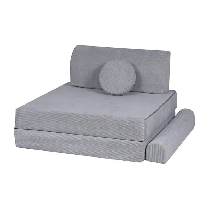 Canapé enfant Premium Gris clair - 160x80cm-5