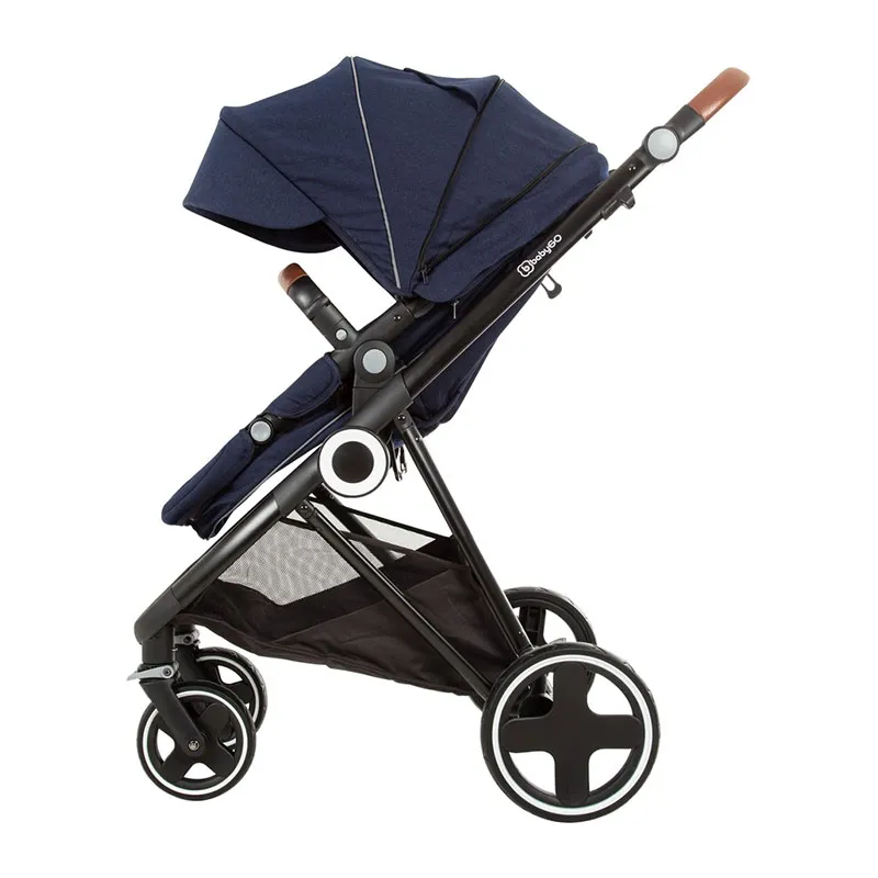 Trio Poussette transformable + Coque Gr.0+ Halime Bleu/Noir - 0m+-10