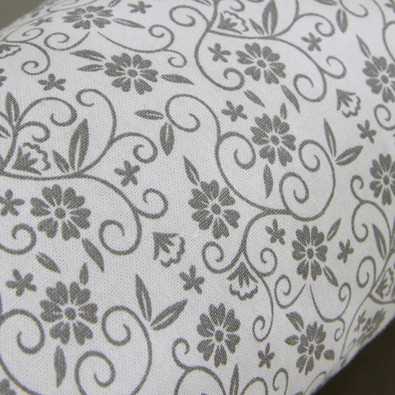 Coussin Polochon Capucine Charme Blanc - 45x15cm-2