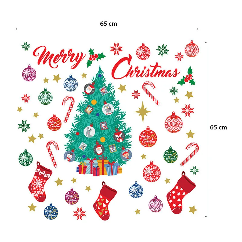 Stickers - Joyeux Noël avec son sapin-3
