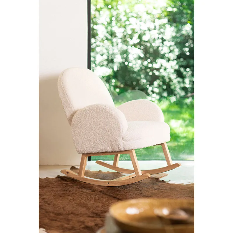 Fauteuil à bascule pour enfant - Teddy brun-6