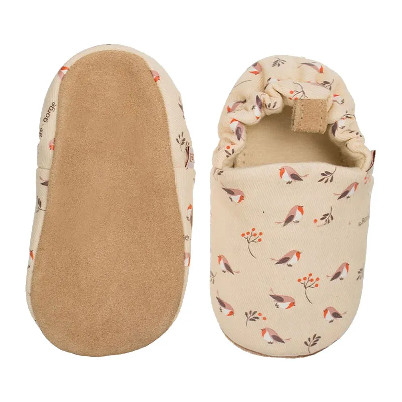 Chaussons en coton Rouge-Gorge-3