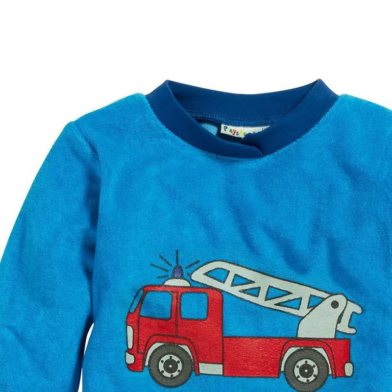 Pyjama 2pcs. Pompiers - Bleu-3