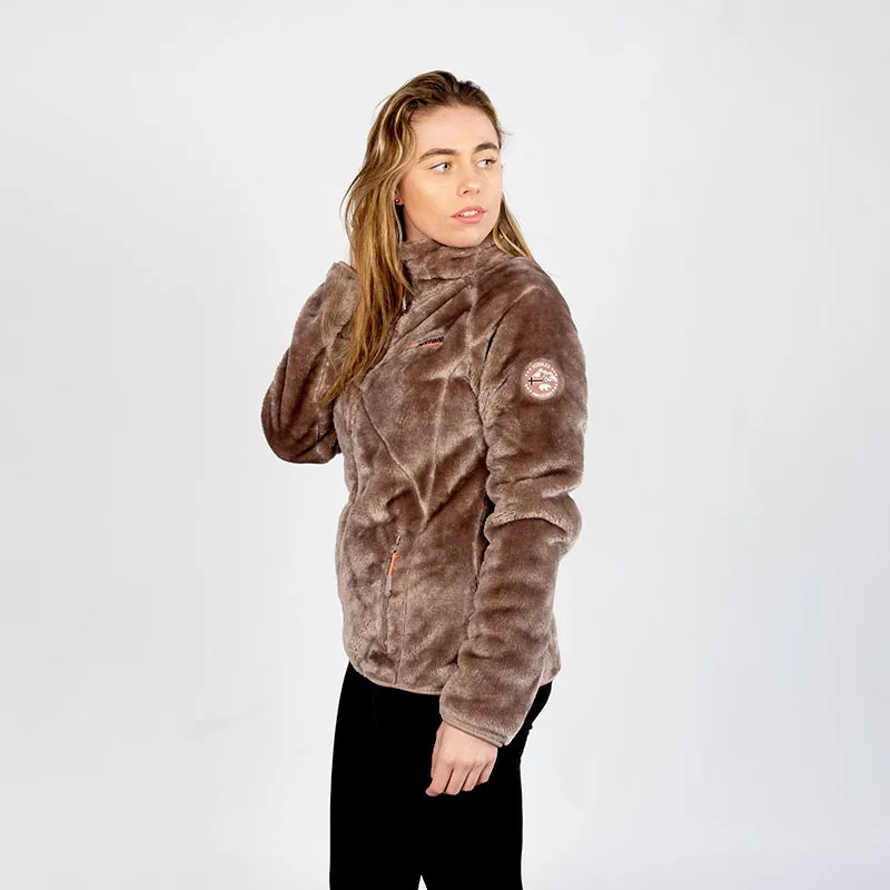 Veste polaire col montant Sia Femme - Sable-2