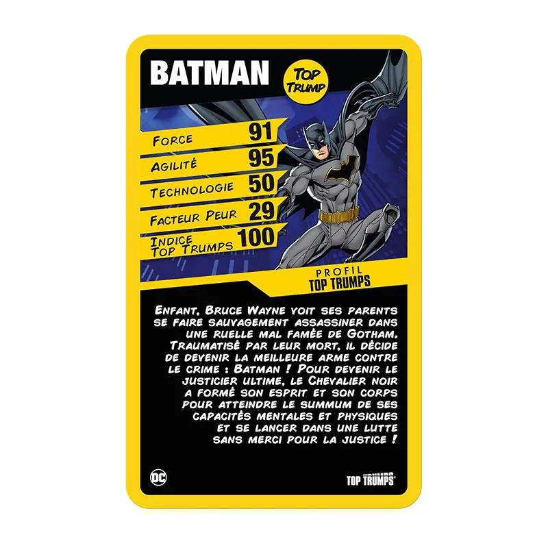 Jeu de cartes Top Trumps Batman - 6+-2
