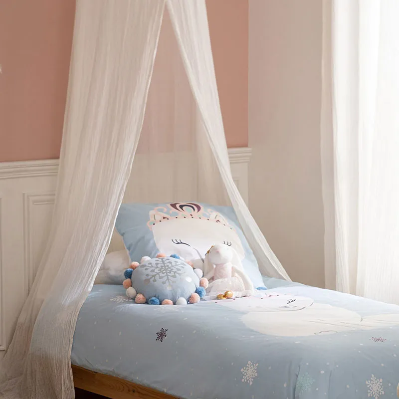 Coussin Rond Pompons - Ø35cm-1