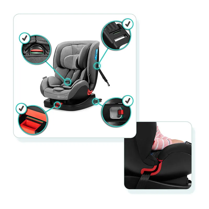 Siège-auto Vado ISOFIX Gr.0+/1/2 - Rouge-8