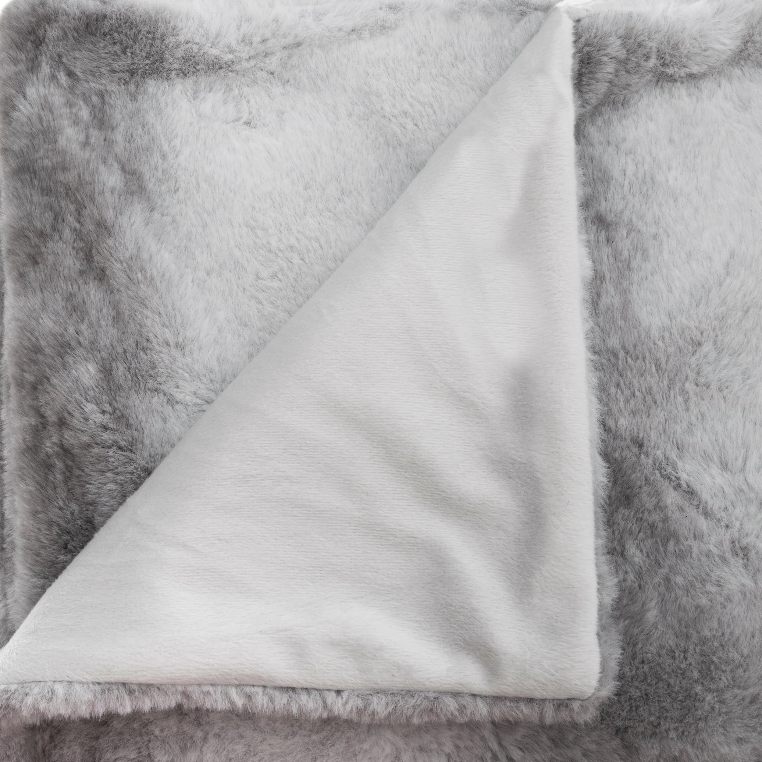 Plaid Gris Bicolore - 130x180cm-1