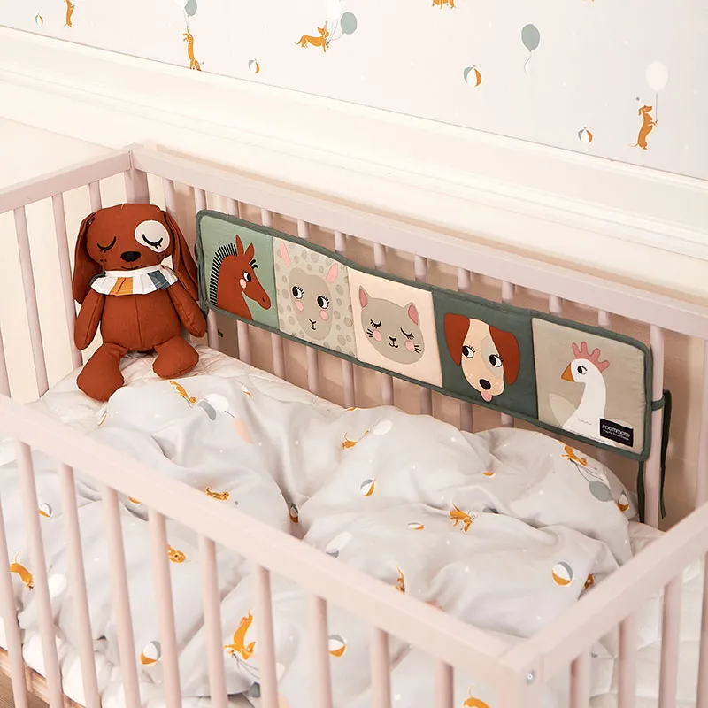 Livre dépliant tissu Coton BIO Country life - 12m+-3