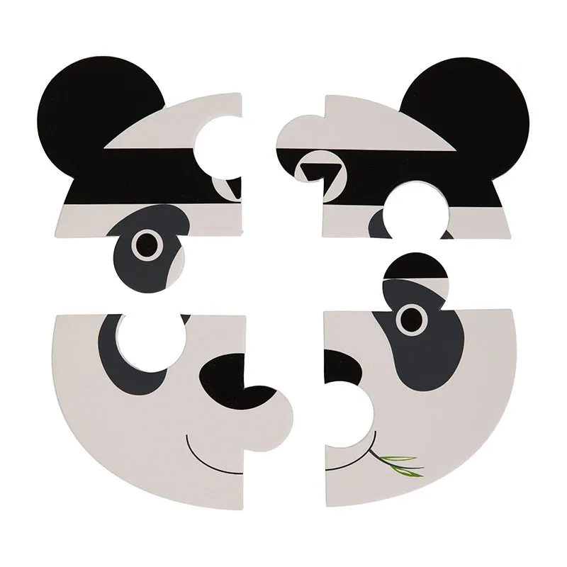Puzzle Panda/Éléphant/Lion - 3pcs-3