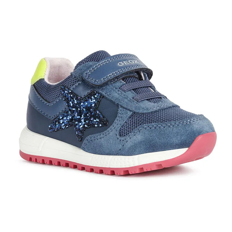 Sneakers Alben Étoile - Bleu Avio/Jaune Fluo-0