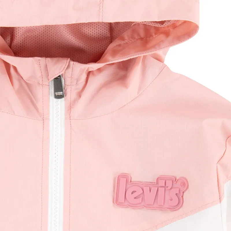 Anorak Bébé Color Block - Wild Rose-2