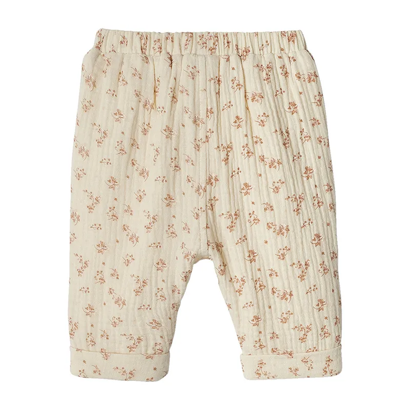 Sarouel gaze de coton - Blanc-1