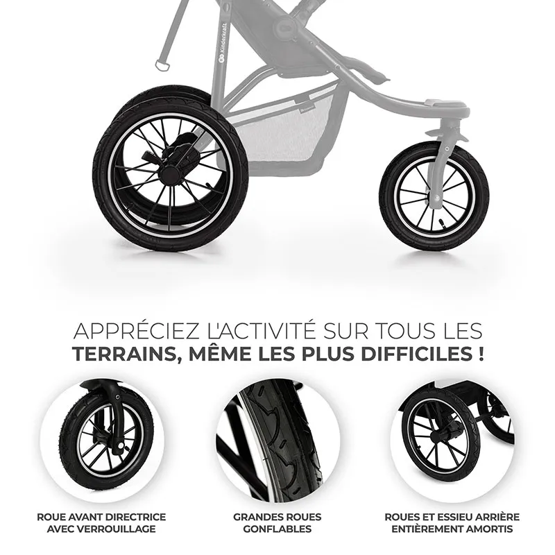 Poussette 3 Roues Helsi 2 Dust Gray - 0m+-9