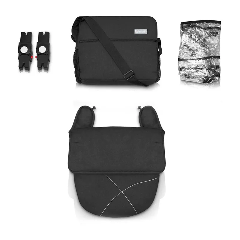 Trio Poussette transformable + Coque Gr.0+ Halime Anthracite/Noir - 0m+-16