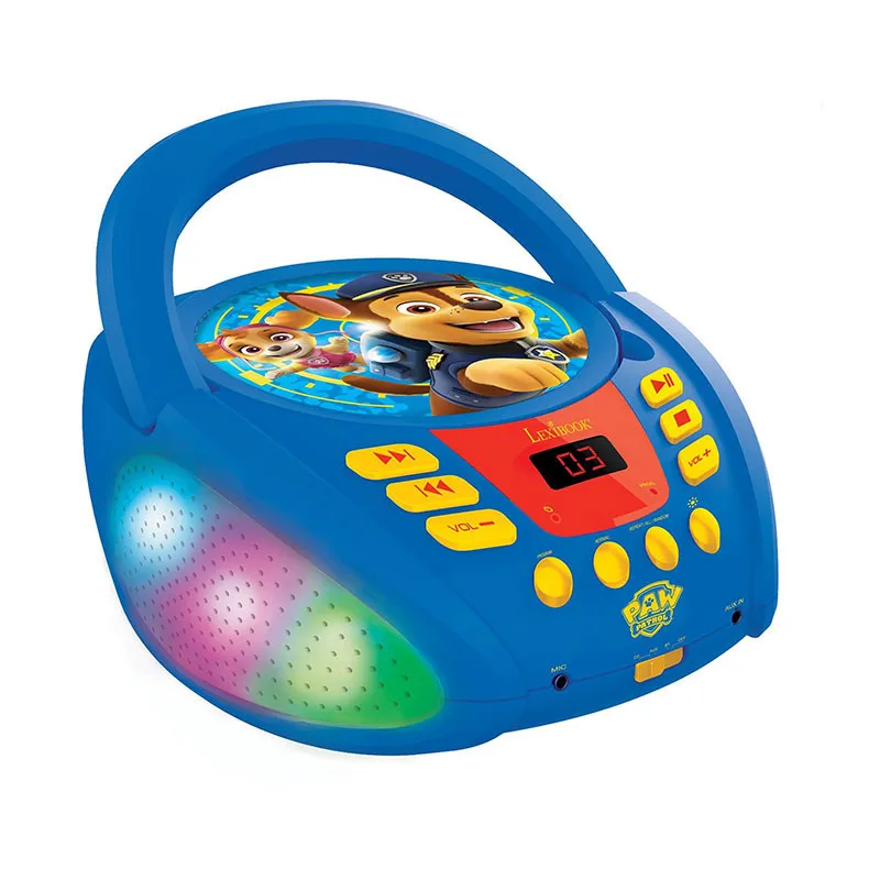 Lecteur CD Bluetooth Effets lum. Pat'Patrouille - 36m+-0