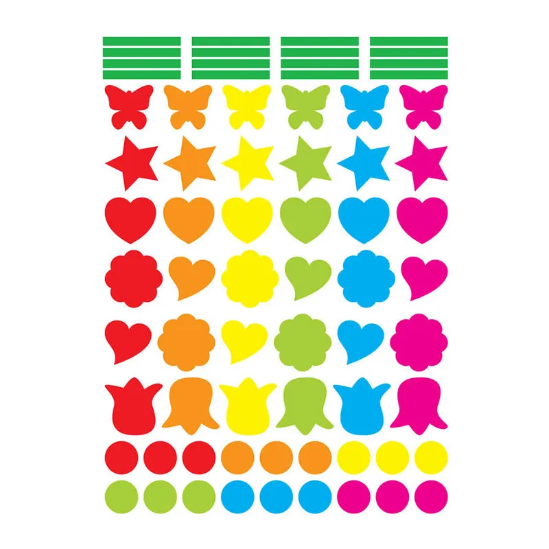 Gommettes Rondes couleurs vives - 812pcs-5