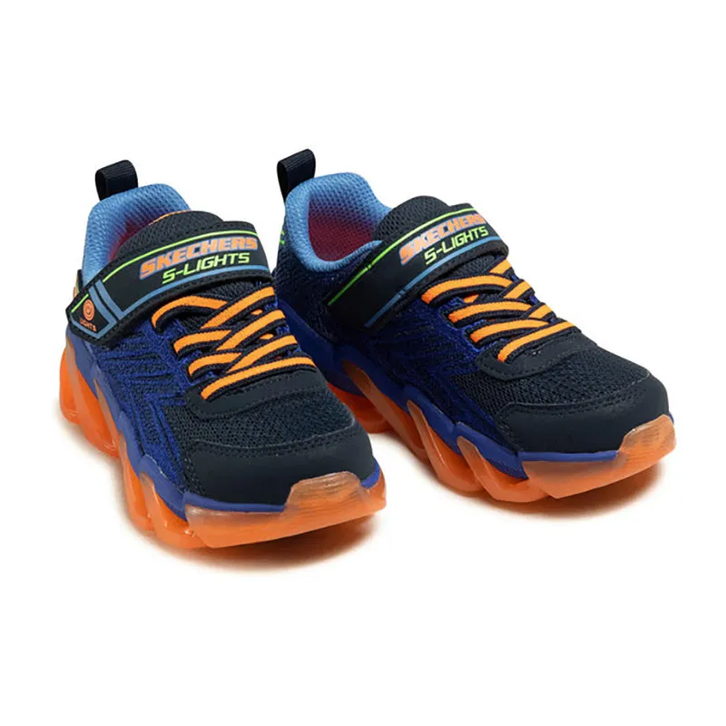 Baskets lumineuses S Lights Mega Surge - Bleu/Orange-5