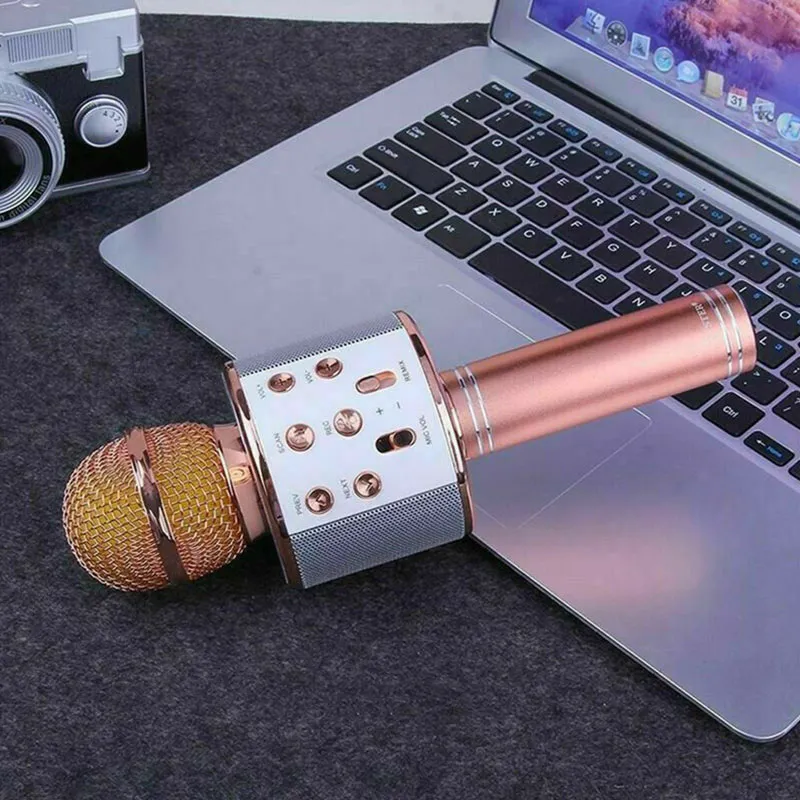 Micro karaoké Bluetooth - Rose Gold-4