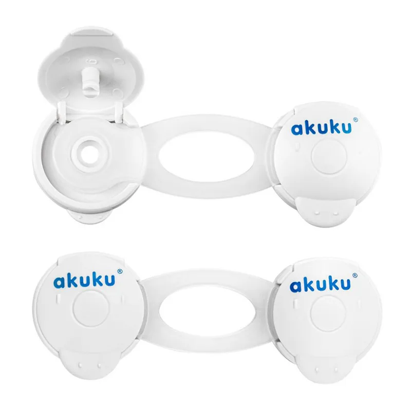 6 Bloques porte/tiroirs 10cm Blanc - 3x2pcs-1