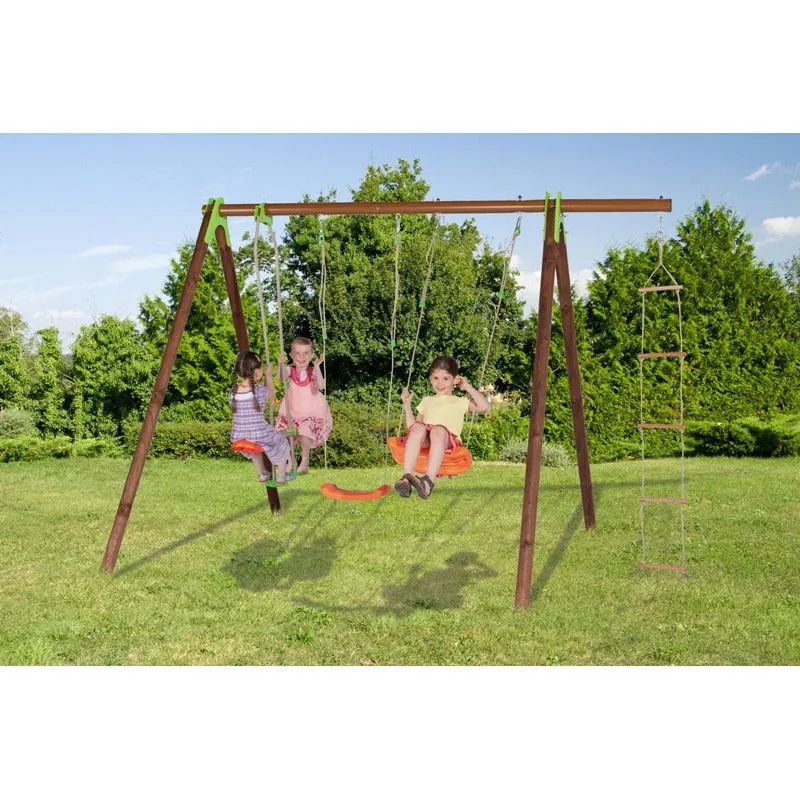 Portique bois 2,30m 4 Agrès Deko - 3+-4