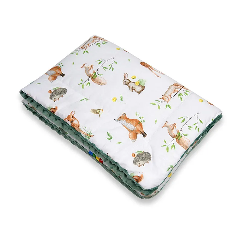 Couverture Minky Forest Friends - 75x100cm-1