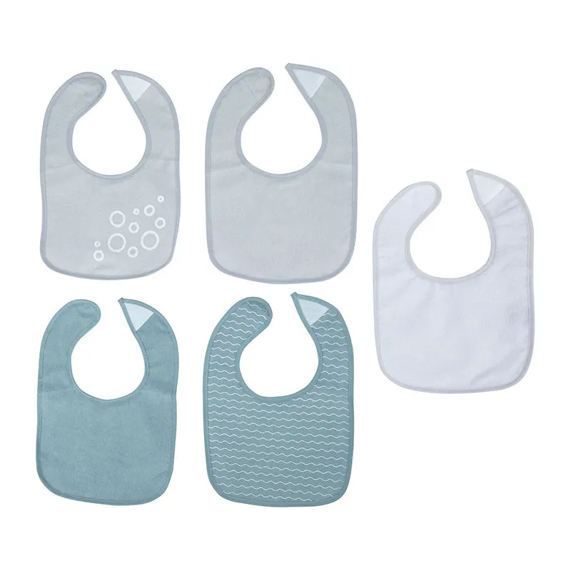 10 Bavoirs imperméable Velcro - 0m+-5