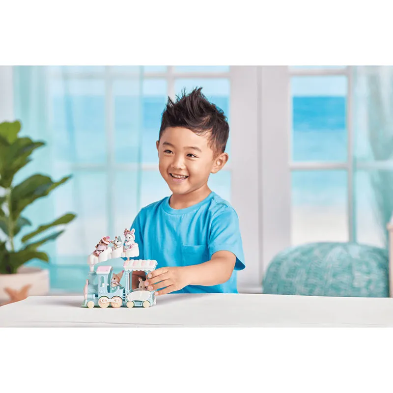 Petit train à vapeur & bébé fennec - 2pcs-6