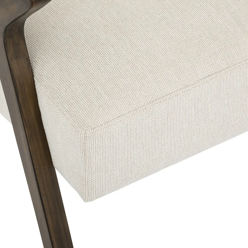 Fauteuil Orac Bois Ivoire - 75x67,5x81,5cm-2