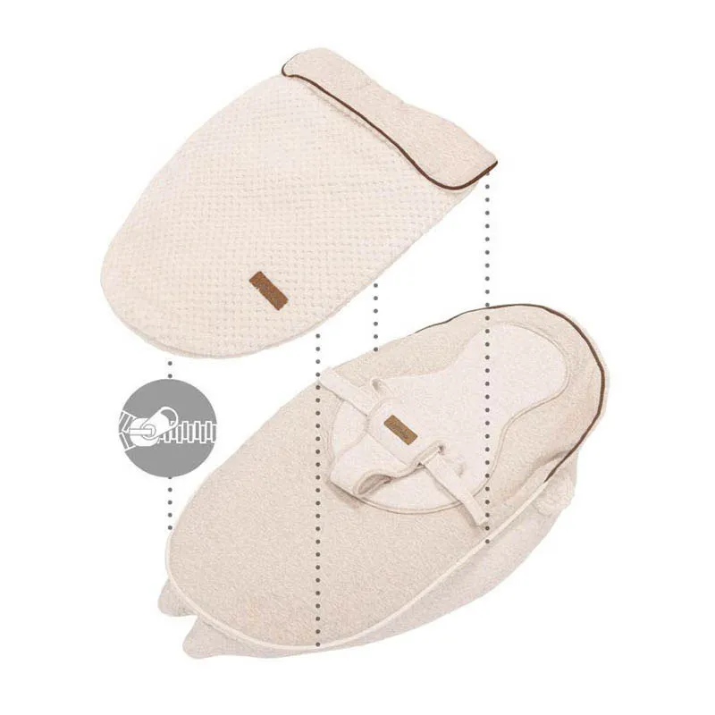 Coussin multifonction 4en1 Soft Nova Beige - 85x50x22cm-6
