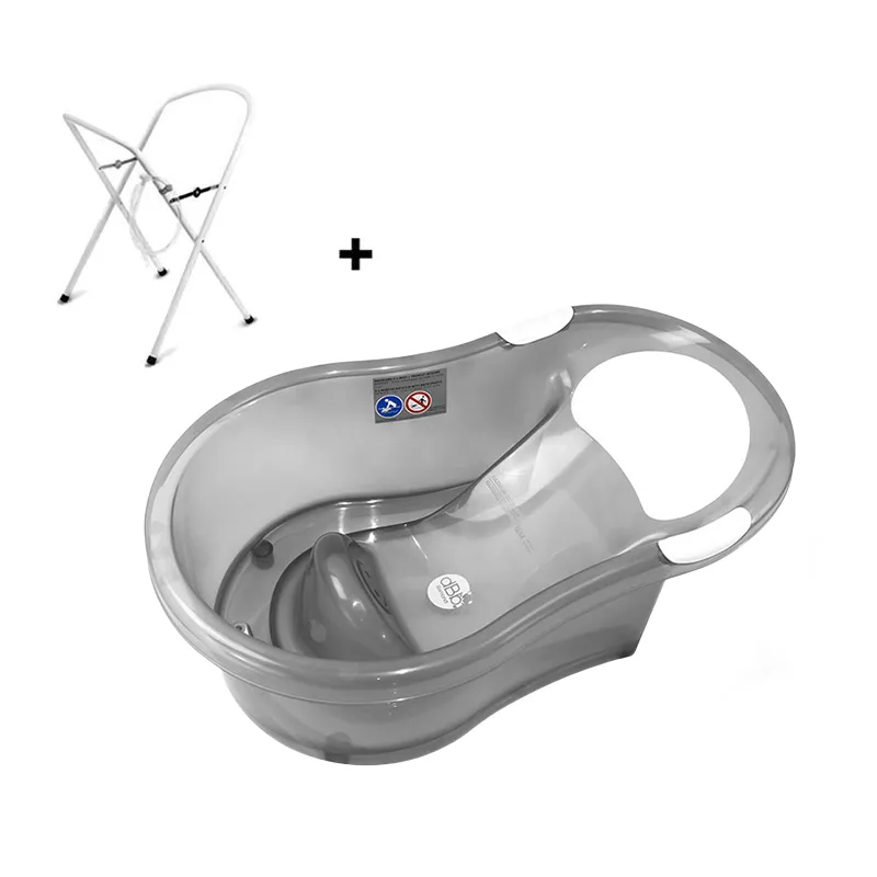 Baignoire transat + Petit support Gris - 0-6m-0