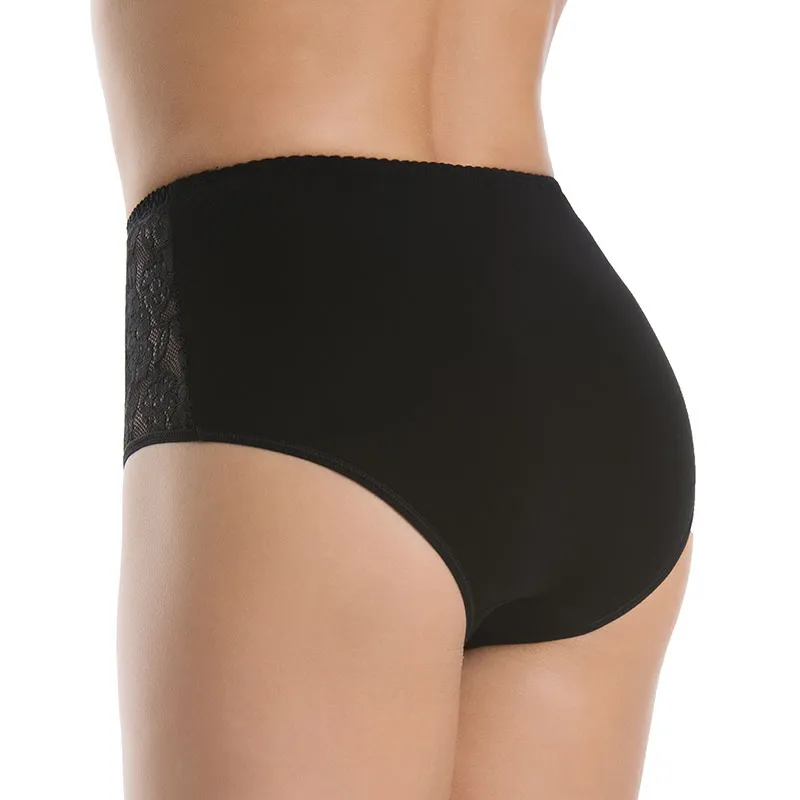 3 Culottes taille haute Loren - Noir/Blanc/Rouge-2