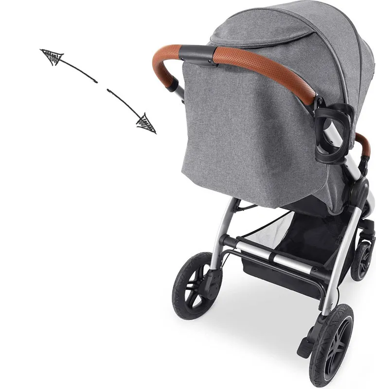 Poussette Shopper Uptown Mélange Gris - 0m+-5