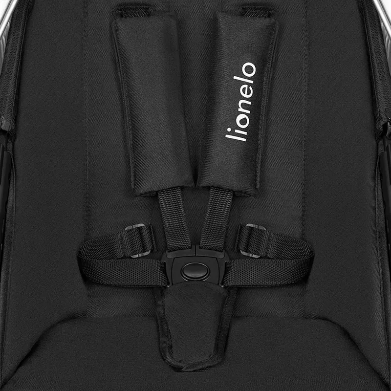 Trio Poussette Amber + Nacelle + Cosy Gr.0+ Black Silver-21
