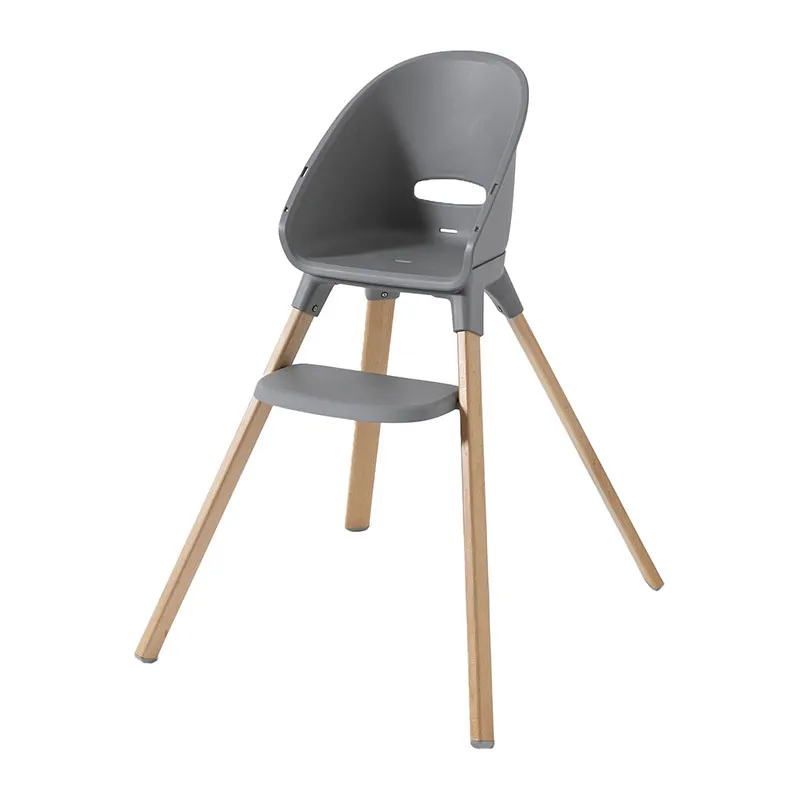 Chaise haute évolutive Gris - 6m+-3