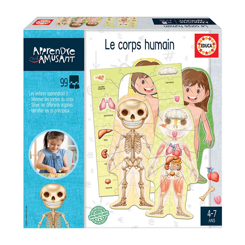 Jeux éducatif Le corps humain - 4+-0