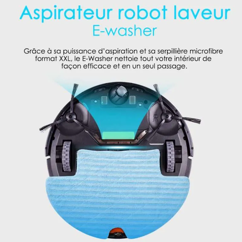 Aspirateur Robot Laveur Lebon E-Washer + Kit de remplacement offert-5