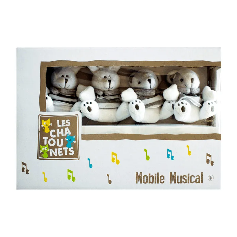 Mobile musical Lapin Chic - 70cm-0