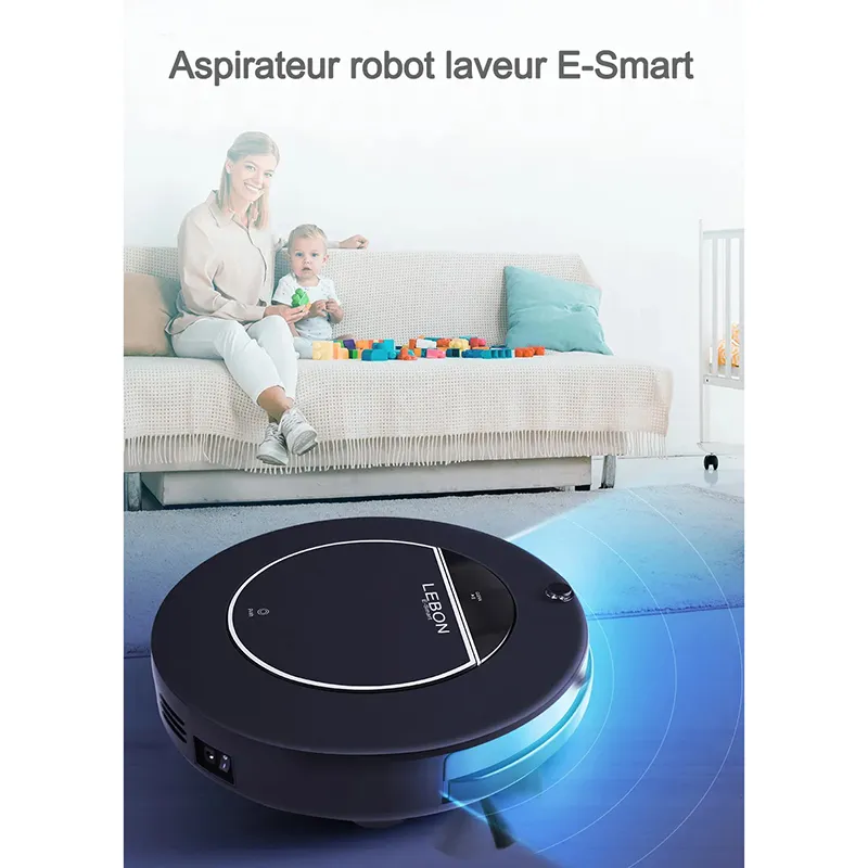 Aspirateur robot laveur E-Smart Lebon-5