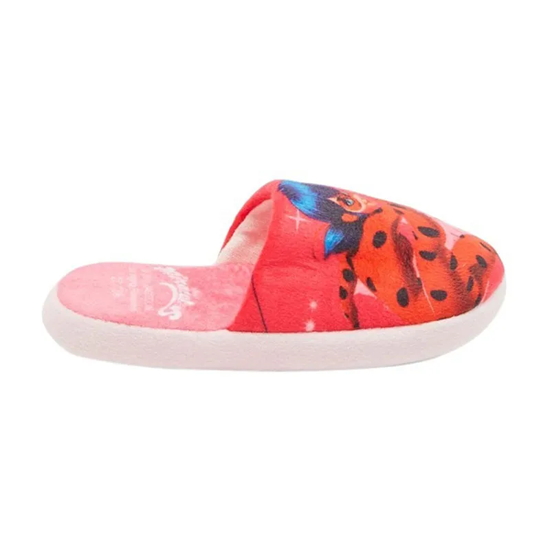 Pantoufles Miraculous - Rouge/Blanc-1